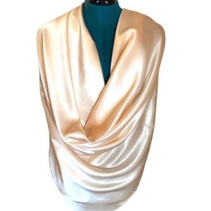 Cream Wild Rag/ Scarf 35”x37”